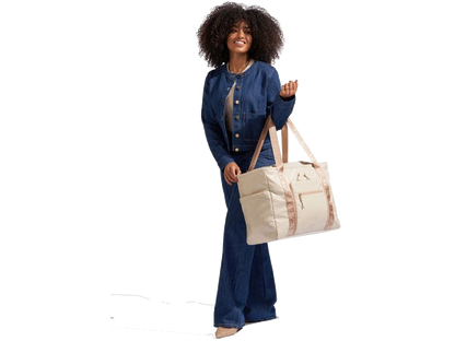 Calpak Terra 35L Water Resistant Zippered Tote Bag in Blossom