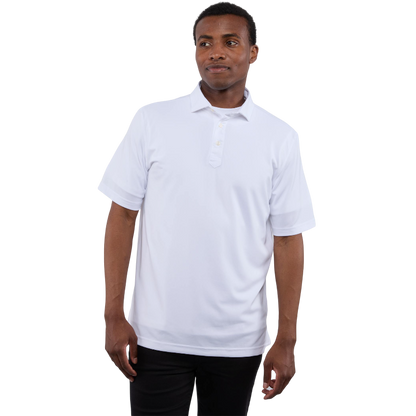 Men's STITCH® Solid Short Sleeve Pique Polo