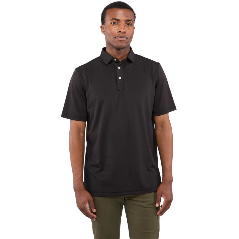 Men's STITCH® Solid Short Sleeve Pique Polo