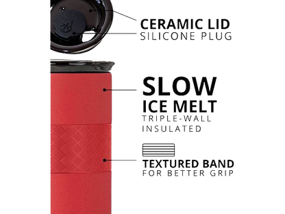 Elemental Artisan 16oz Tumbler - Matte Red