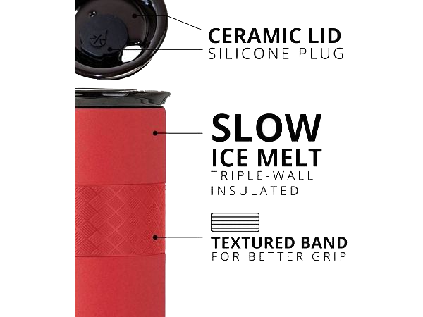 Elemental Artisan 16oz Tumbler - Matte Red