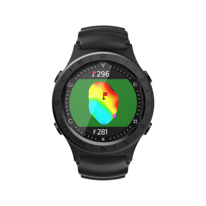 Voice Caddie Hybrid Golf GPS Watch w/ Green Undulation and Slope