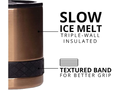 Elemental Recess 10oz Rocks Tumbler - Copper