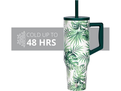Elemental Commuter 40oz Tumbler - Monstera