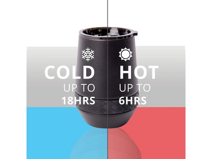 Elemental Recess 10oz Wine Tumbler - Matte Black