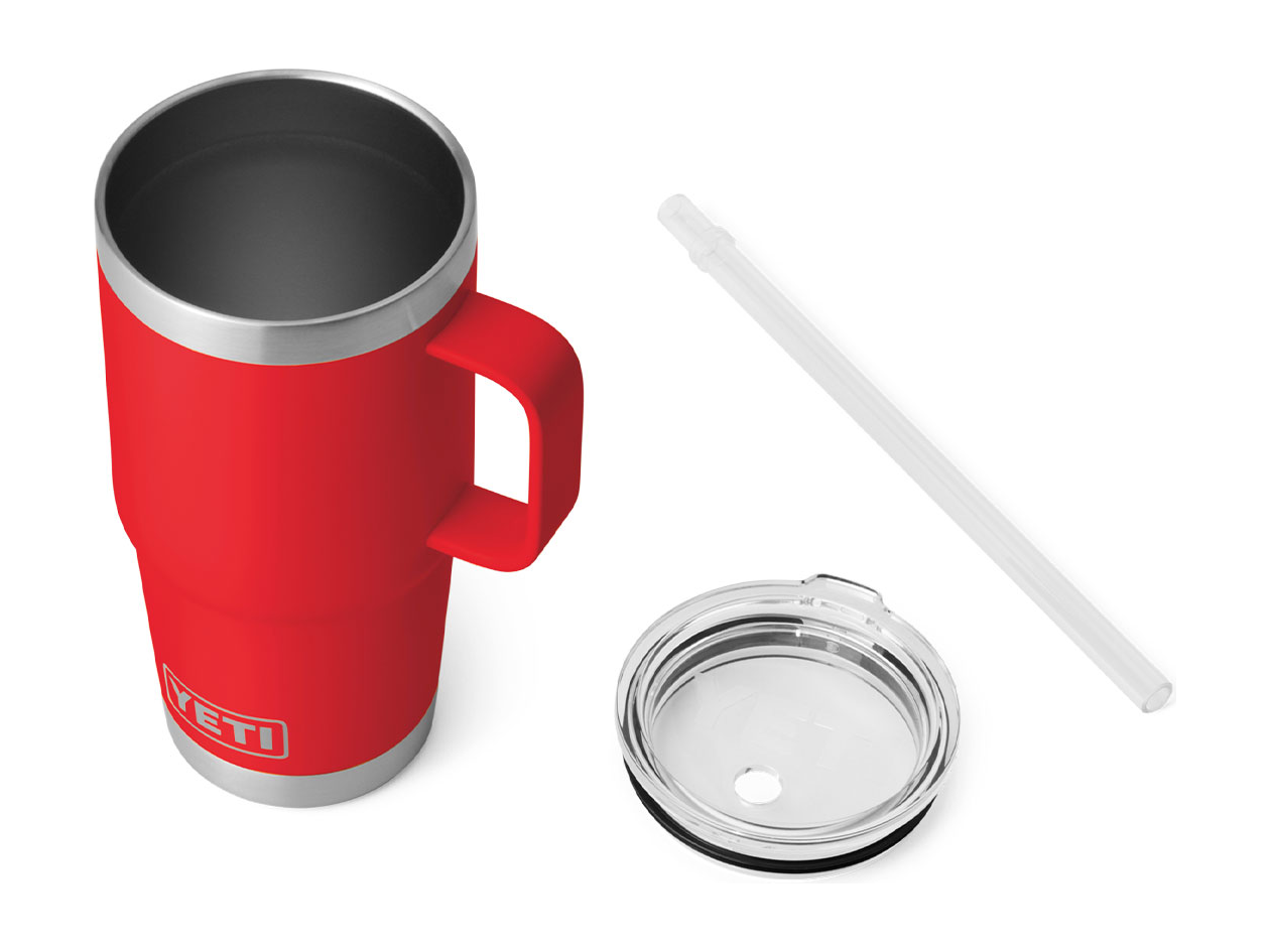 YETI Rambler 25 oz Mug with Straw Lid