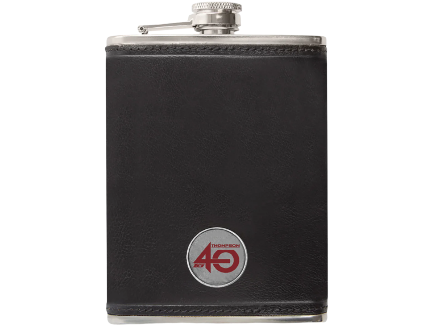 Ahead Leather Flask - Black - Flasks