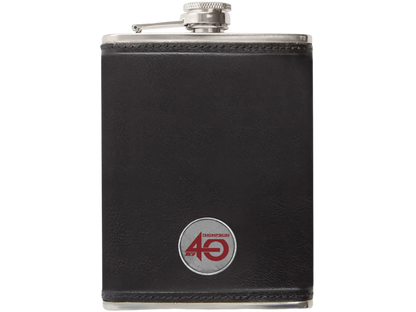 Ahead Leather Flask - Black - Flasks