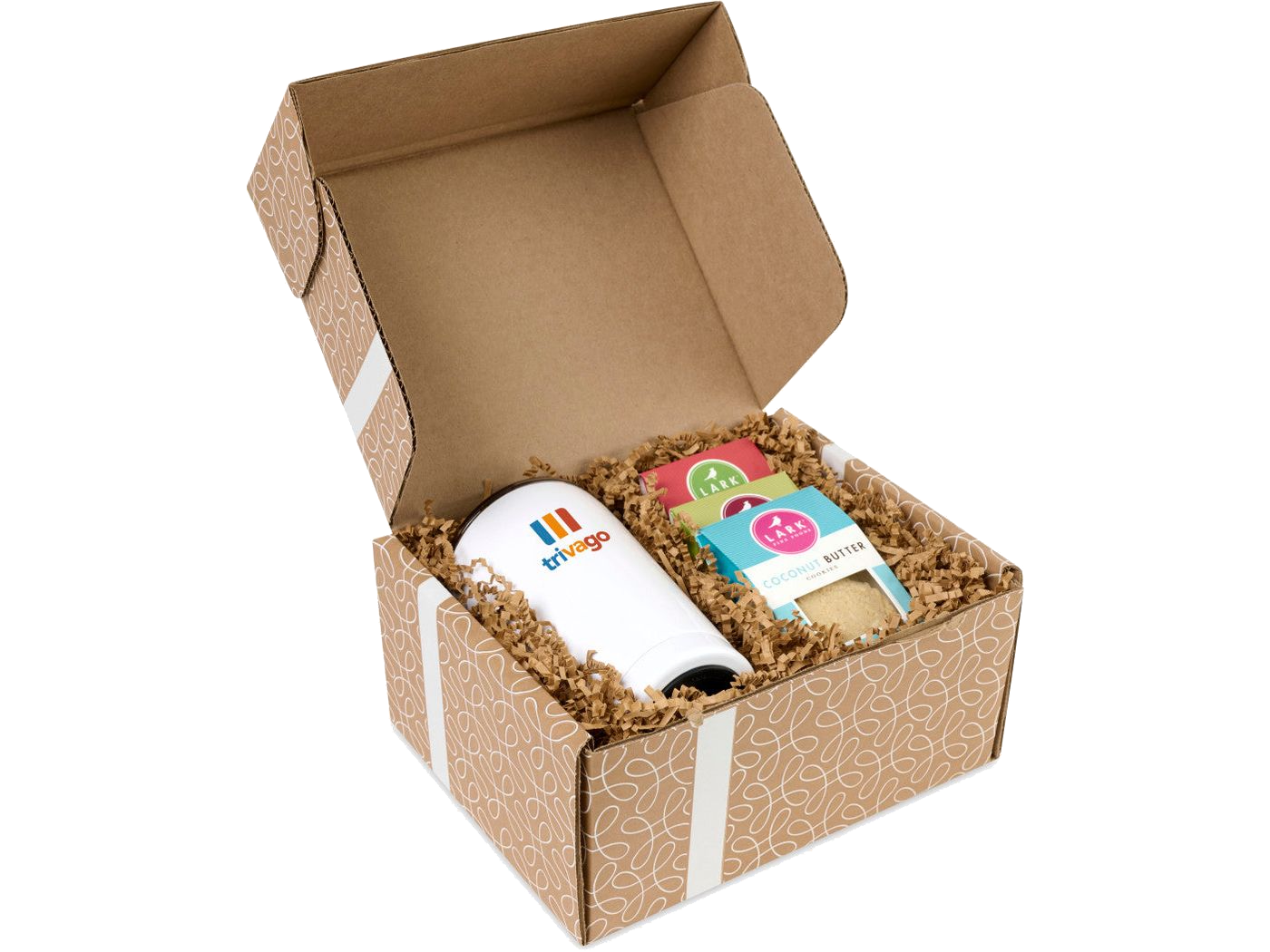 All Is Bright Lark Cookies & Tumbler Gift Box - Food Gift Sets