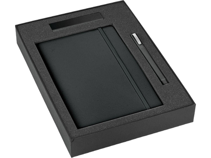 Ambassador Power Gift Set - Black - Notebook Sets