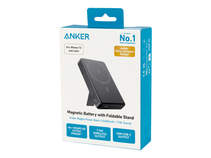 Anker Maggo PowerBank 10K with Stand - Black - Wireless Power Banks