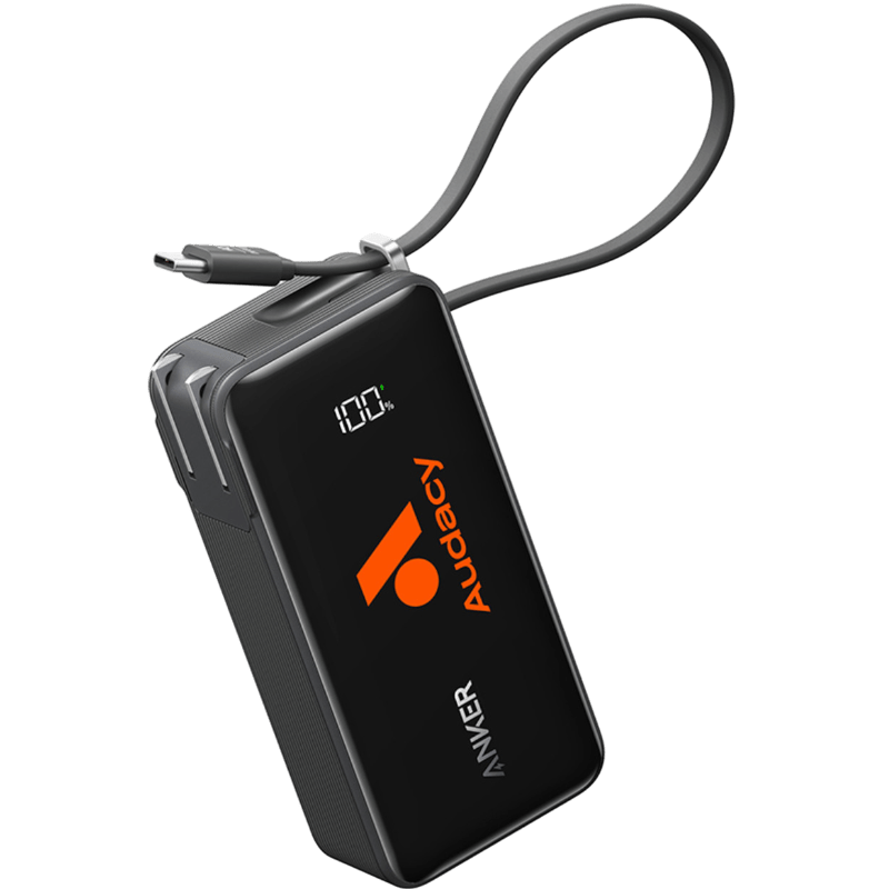 Anker Power Bank (10K, Fusion, Built - In Cable) - Wireless Power Banks - SwagWear