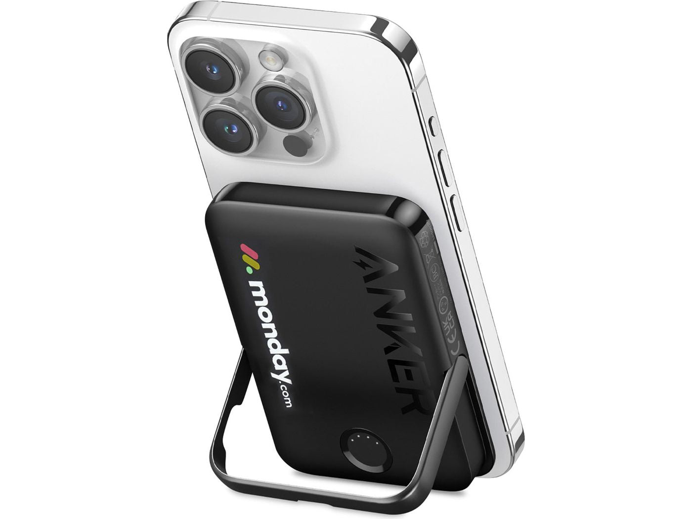Anker® MagGo 5K Power Bank with Stand - Black - Wireless Power Banks