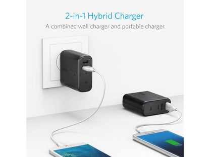 Anker® PowerCore Fusion 5000mAh - Black - Power Adapters