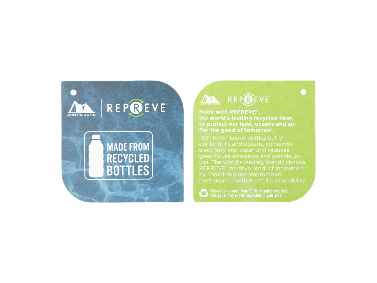 Arctic Zone® Repreve® 24 Can Double Pocket Cooler - Gray / 24 Cans - Coolers
