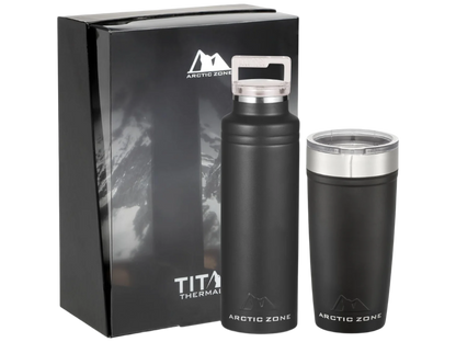 Arctic Zone® Titan Thermal HP® Copper Vac Gift Set - Black - Drinkware Sets