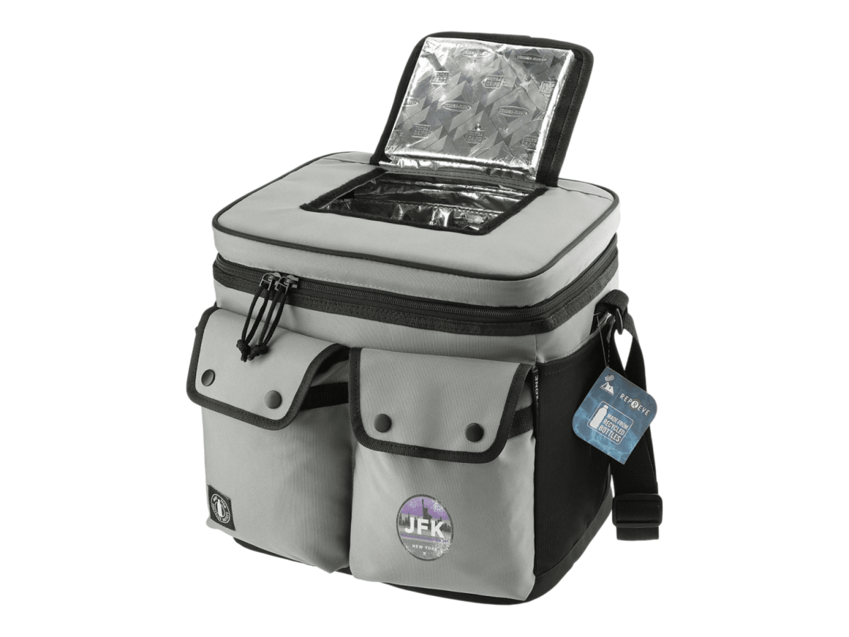 Arctic Zone® Repreve® 24 Can Double Pocket Cooler - Coolers - SwagWear