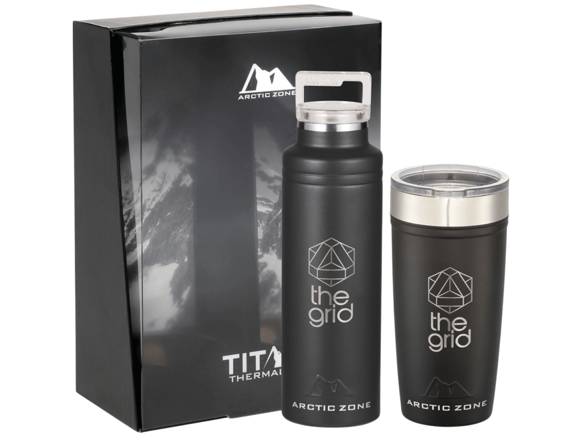 Arctic Zone® Titan Thermal HP® Copper Vac Gift Set - Drinkware Sets - SwagWear