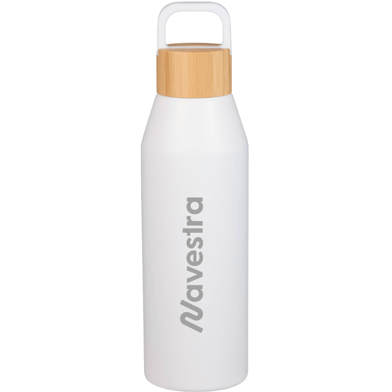 Aspen 24 oz Recycled Bottle with FSC® Bamboo Lid - Water Bottles - SwagWear
