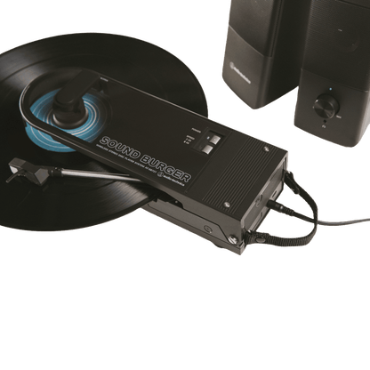 Audio-Technica Sound Burger Portable Bluetooth Turntable - Black - Speakers - SwagWear