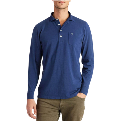 B. Draddy Men's Jack Long-Sleeve Polo