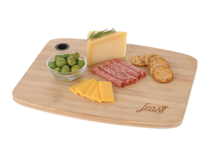 Bamboo Large Cutting Board with Silicone Grip - Homewares