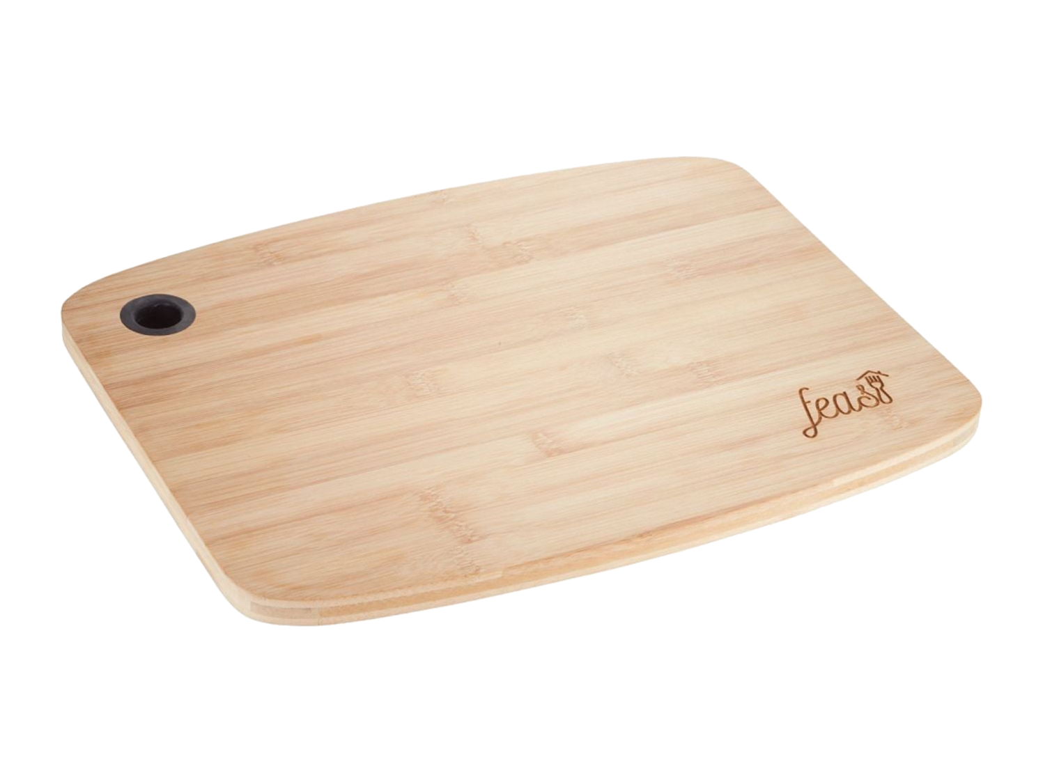 Bamboo Large Cutting Board with Silicone Grip - Homewares