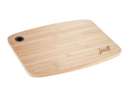Bamboo Large Cutting Board with Silicone Grip - Homewares