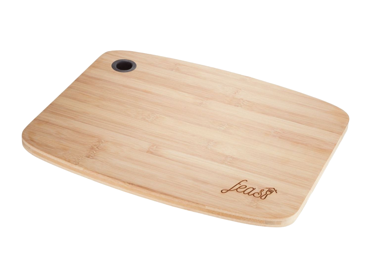 Bamboo Large Cutting Board with Silicone Grip - Homewares