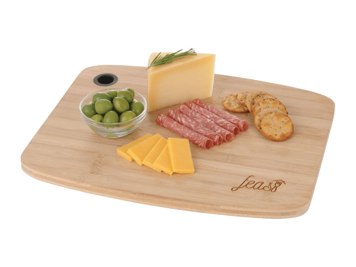 Bamboo Large Cutting Board with Silicone Grip - Homewares - SwagWear