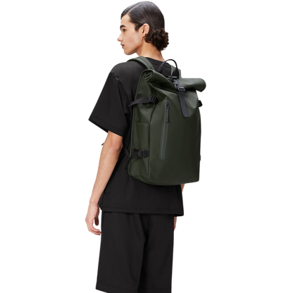 RAINS Rolltop Rucksack Large