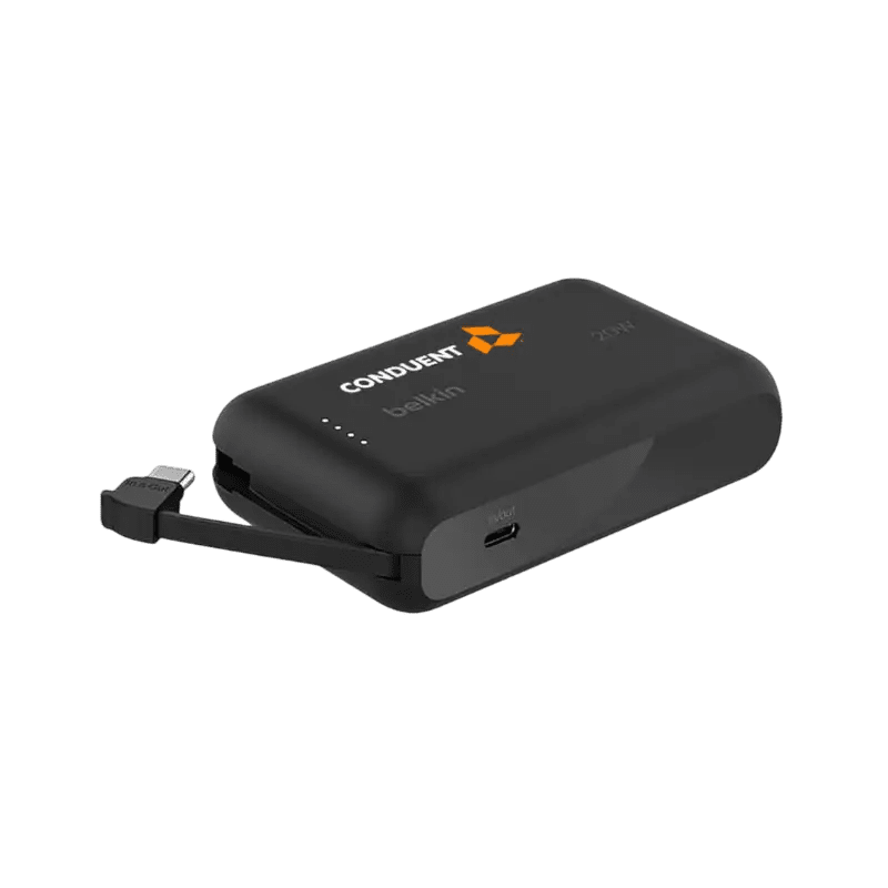 Belkin Power Bank 10K with Integrated Cable - Wireless Power Banks - SwagWear