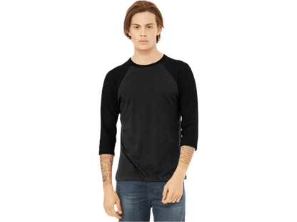 BELLA+CANVAS ® Unisex 3/4 - Sleeve Baseball Tee - T-Shirts - SwagWear