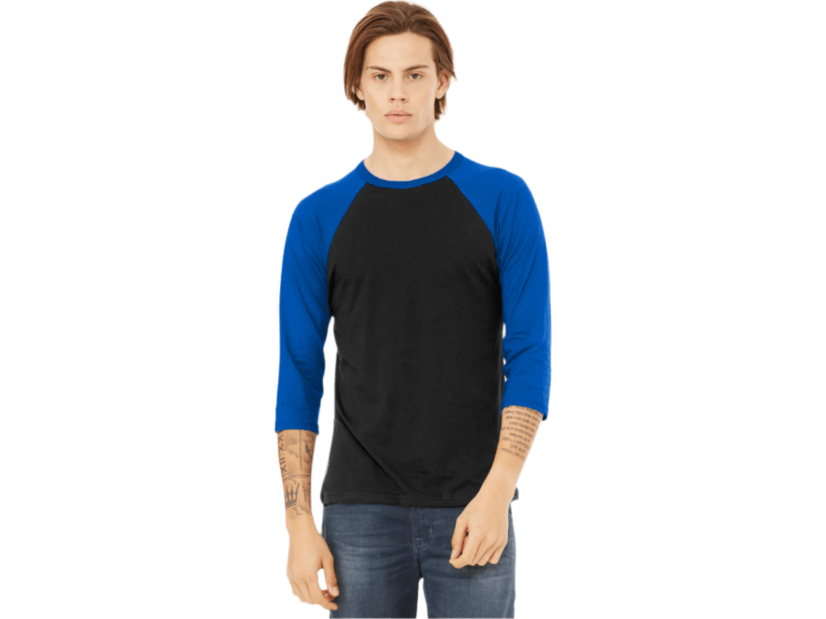 BELLA+CANVAS ® Unisex 3/4 - Sleeve Baseball Tee - T-Shirts - SwagWear