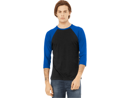 BELLA+CANVAS ® Unisex 3/4 - Sleeve Baseball Tee - T-Shirts - SwagWear