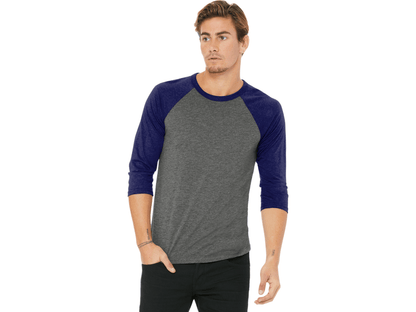 BELLA+CANVAS ® Unisex 3/4 - Sleeve Baseball Tee - T-Shirts - SwagWear