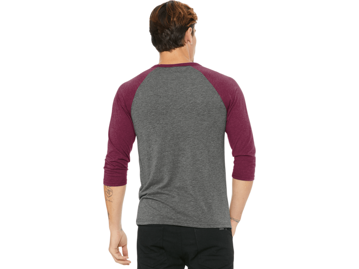 BELLA+CANVAS ® Unisex 3/4 - Sleeve Baseball Tee - T-Shirts - SwagWear