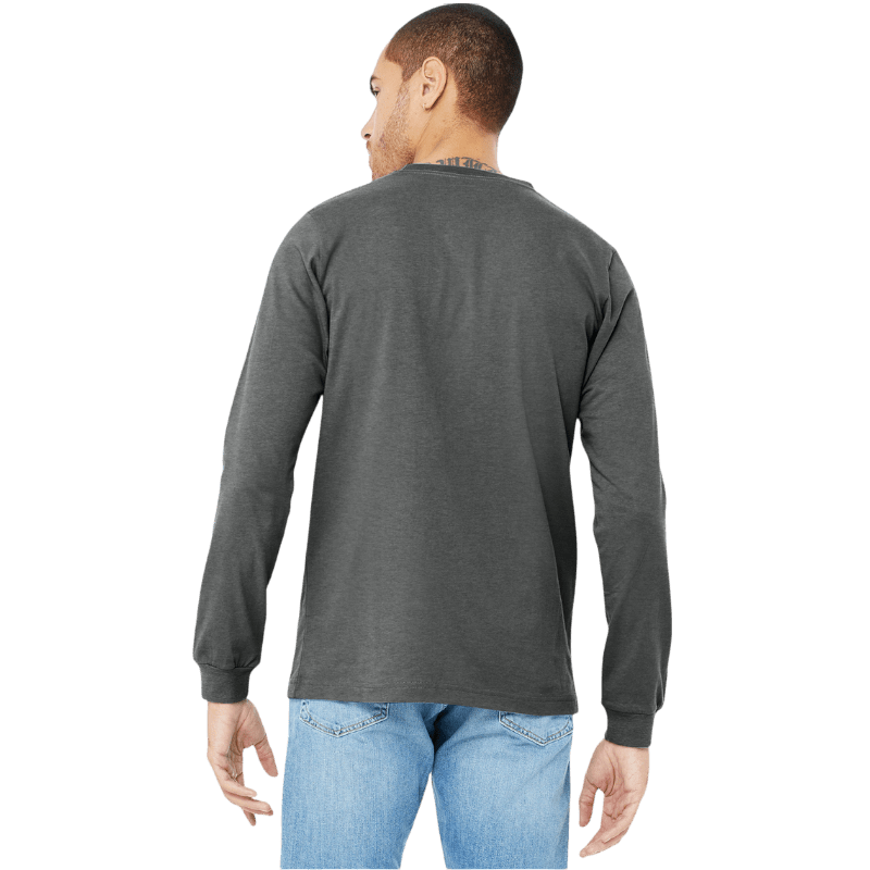 BELLA+CANVAS® Unisex Heather CVC Long Sleeve Tee - Long - Sleeved T-Shirts - SwagWear