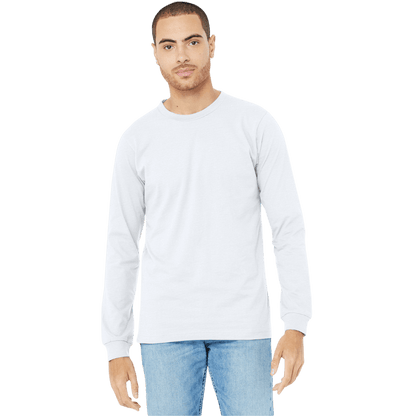BELLA+CANVAS® Unisex Heather CVC Long Sleeve Tee - Long - Sleeved T-Shirts - SwagWear