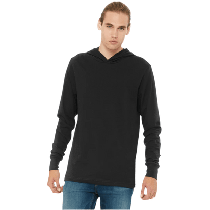 BELLA+CANVAS ® Unisex Jersey Long Sleeve Hoodie - Hoodies - SwagWear