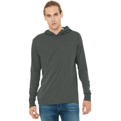 BELLA+CANVAS ® Unisex Jersey Long Sleeve Hoodie - Hoodies - SwagWear