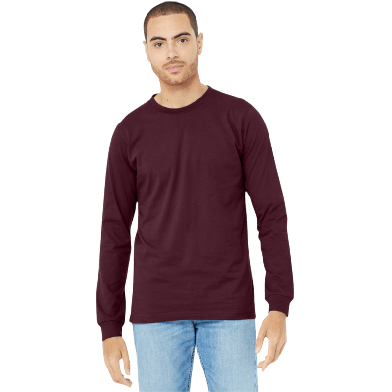 BELLA+CANVAS ® Unisex Jersey Long Sleeve Tee - Long - Sleeved T-Shirts - SwagWear