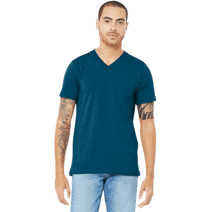 BELLA+CANVAS ® Unisex Jersey Short Sleeve V - Neck Tee - T-Shirts - SwagWear