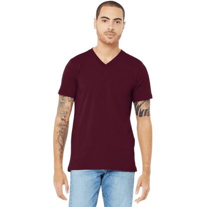 BELLA+CANVAS ® Unisex Jersey Short Sleeve V - Neck Tee - T-Shirts - SwagWear