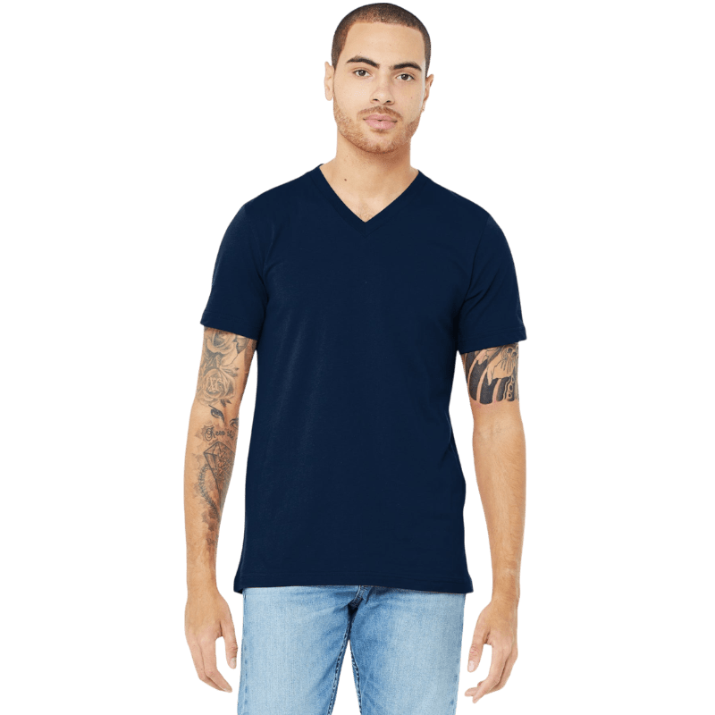 BELLA+CANVAS ® Unisex Jersey Short Sleeve V - Neck Tee - T-Shirts - SwagWear