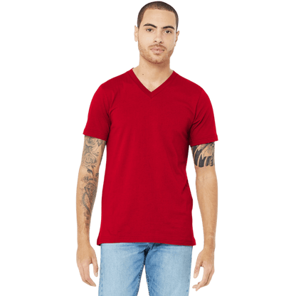 BELLA+CANVAS ® Unisex Jersey Short Sleeve V - Neck Tee - T-Shirts - SwagWear