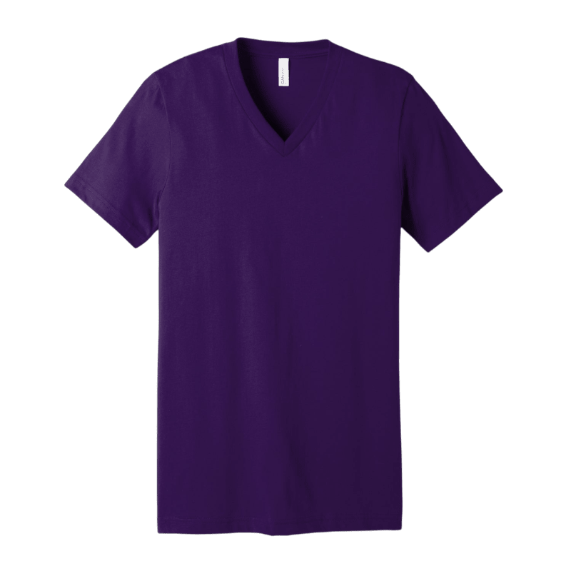 BELLA+CANVAS ® Unisex Jersey Short Sleeve V - Neck Tee - T-Shirts - SwagWear
