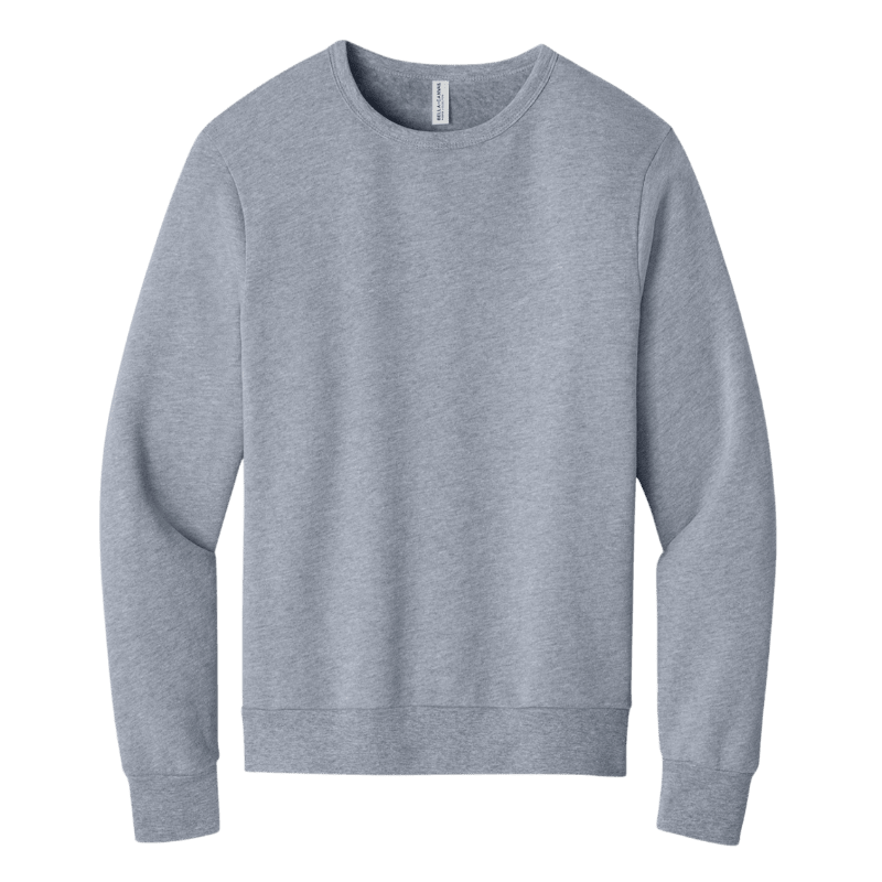 BELLA+CANVAS® Unisex Sponge Fleece Classic Crewneck Sweatshirt - Sweatshirts - SwagWear