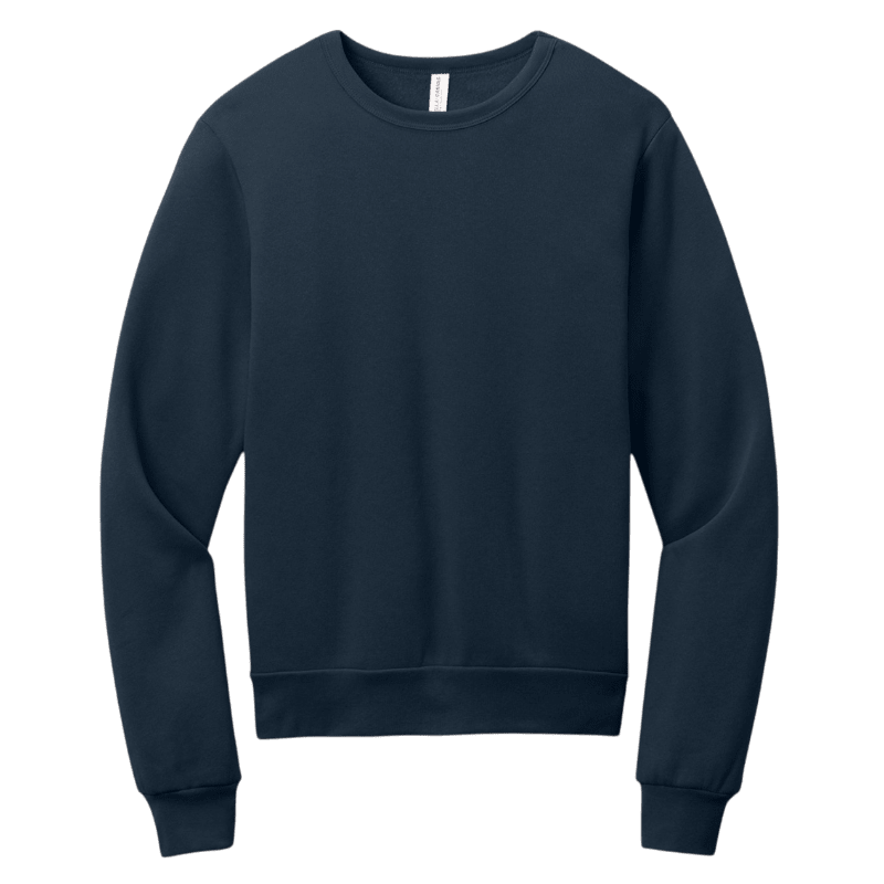BELLA+CANVAS® Unisex Sponge Fleece Classic Crewneck Sweatshirt - Sweatshirts - SwagWear
