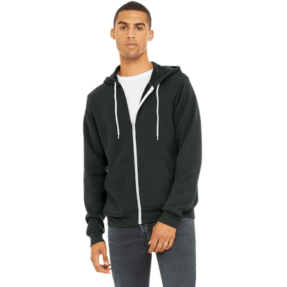BELLA+CANVAS ® Unisex Sponge Fleece Full - Zip Hoodie - Full - Zip Hoodies - SwagWear
